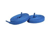 NHEISSCF Cordones Planos de Zapatos Unisex clásicos for Deportes Casuales Moda Accesorios Cuerdas sólidos(Royal Blue,140CM-1 Pair)