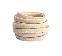 NHEISSCF Cordones Planos for Zapatillas de Lona, Cordones clásicos sólidos Dobles Blancos y Negros for Mujeres Hombres(Beige,120CM-1PAIR)