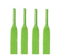 NHEISSCF Cordones Planos Gruesos for niños, 36 Colores, 8mm, for Zapatillas de Baloncesto, Zapatos Vela, 60, 100, 120, 140(Avocado Green,120CM-1PAIR)
