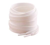NHEISSCF Medio par de Cordones for Zapatos Planos, Blancos y Negros, for Zapatillas Deporte, 70, 90, 100, 120, 140, 160 CM(2 Pair Double White,70cm)