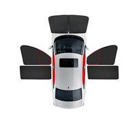 NHGTFOQ Parasol Coche Magnetico, para Jeep Wrangler Sahara 4-Door 2019+ Kit Completo Protector Solar Ventana Lateral Delantera Trasera Privacidad Camping,C