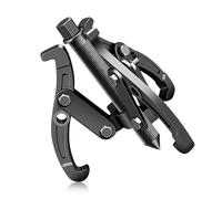 NHHC Herramienta de extracción de rodamientos pequeños de 3 mandíbulas de 4 pulgadas, extractor de engranajes grueso con mandíbulas extraíbles, accesorios universales para coche, herramienta de