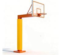 NHJREO Almohadillas Impermeables for Postes de Baloncesto: envolturas de columnas cuadradas Acolchadas de 2" a 12" for protección en garajes e instalaciones Deportivas(Yellow,18x18cm)