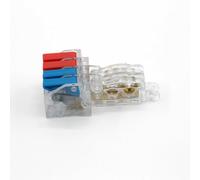 NHKSFBLQ 1 2 in 2 3 4 5 6 8 10 out Easy Opening t-Shaped Break Clip China Wire Connector Marker(N4MT24OB,10pcs)