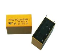 NHKSFBLQ 1pc HTD2-DC12V-SHG (4078-5V12V) Relay 8 Pins