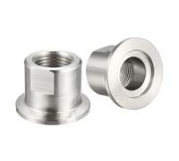 NHKSFBLQ 1pc KF-16 KF-25 KF-40 KF-50 1/8'' 1/4'' 3/8'' 1/2" 3/4'' 1'' BSPP (Female) Adapter Vacuum Fitting SS304(KF16,1/8")