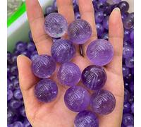 NHKSFBLQ Amethyst Crystals Purple Amethyst Quartz Sphere Ball 5pcs,AmethystBall-2cm