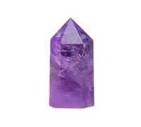 NHKSFBLQ Decorative Ornaments Crystal Amethyst Clear Stone Witchcraft Wand Point Stone Room Decoration Witchcraft geode (Size : 4-5cm)