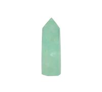 NHKSFBLQ Green Fluorite Single-Terminated Hexagonal Prism Crystal Point - Approx. 5-6 cm / 6-7 cm - Polished Stone for, Balancing, Decor & Gift