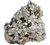 NHKSFBLQ Pyrite Crystal Stone Cluster Samples - High Iron Pyrite Stone Pirita with Properties (2.8-4.2 oz)