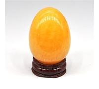 NHKSFBLQ Yellow Jade Egg Shaped Gemstones Crystals and Stone Statue Table Decoration Crafts Home Decoration