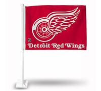 NHL Detroit Red Wings - Bandera para coche, color rojo
