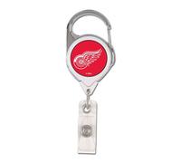 NHL Detroit Red Wings - Soporte retrαctil para insignias, color del equipo, talla ϊnica