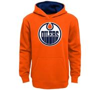 NHL Prime Junior - Sudadera con capucha y bolsillo frontal de canguro, Edmonton Oilers, 18 años