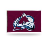 NHL Rico Industries Bandera de una sola cara con ojales, Colorado Avalanche
