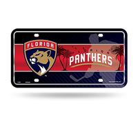 NHL Rico Industries - Placa de matrícula de Metal, Florida Panthers