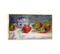 NHLDZYH Marco Dorado. Arte de Pared Vintage - Naturaleza Muerta con Frutas - Cuadro de Lienzo de Estilo Clásico - Pintura de Naturaleza Muerta con Marco Decorativo. C56. 60x102cm.