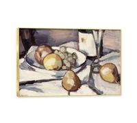 NHLDZYH Marco Dorado. Arte de Pared Vintage - Naturaleza Muerta con Frutas - Cuadro de Lienzo de Estilo Clásico - Pintura de Naturaleza Muerta con Marco Decorativo. C34. 40x60cm.