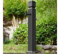 NHPJFDC Columna de Agua Exterior de Acero Inoxidable con Grifo, Fuente de Agua Vertical para jardín, Grifo agrícola Resistente a Las heladas para Jardines y Patios.