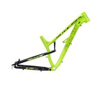 NHPJFDC Cuadro de MTB de 16", aleación de Aluminio, Cuadro de 27,5 Pulgadas con suspensión Trasera Suave, liberación rápida, enrutamiento Interno de 9 x 100 mm, neumáticos de 2,4 Pulgadas (máximo)