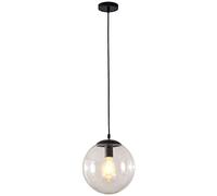 NHPJFDC Lámpara Colgante Minimalista de Vidrio Ajustable con Casquillo E26 para Cocina, Comedor y Sala de Estar (Estilo A, Grande)