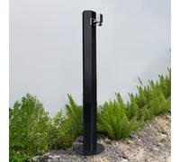 NHPJFDC Soporte para Manguera de Exterior Independiente, Columna de Grifo de Agua de Acero Inoxidable para riego e hidratación de Jardines.