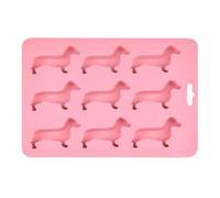 NHPY 1 Piezas Cubiteras Para Hielo, cubitera silicona, Ice Moulds, Silicone Ice Cubes, Ice Cube Mould, Ice Tray, Ice Moulds With Dachshund Shaped Moulds (16 * 22Cm)