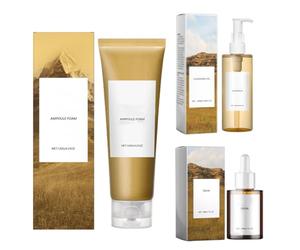 NHPY 3 Piezas Skincare Centella Kit,Centelle Cleansing Oil,Limpiador Facial,Centella Serum,Skincare Coreano Kit,Hidratante,Reduce los Poros y es Apto para Todo Tipo de Piel