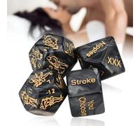 NHPY 4 Piezas Juegos Eróticos de Pareja,Dados de Sexo de Pareja,Juego de Dados de Coqueteo para Adultos Juego de Dados de Sexo para Fiestas Románticas