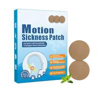 NHPY 40 Uds Parche Anti-Mareos,Ideal Para Viajes En Barco,Tren Y Más