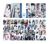 NHPY 55 ILLIT Tarjetas De Felicitación,Tarjeta Fotográficas Des Felicitación,Mini Tarjetas Postales Lomo Card,Colección De Fans(Not Cute Anymore)