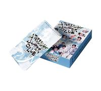 NHPY 55Pcs Stray Kids Photocards,Lomo Card,Skz Kpop Photocards Tarjeta De Felicitación Con Caja De Tarjetas Postales(Club)