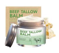 NHPY Beef Tallow Face Cream,Bálsamo De Sebo De Vacuno Puro Con Miel,Crema Hidratante Para Cara y Cuerpo,Hidratación Profunda Suaviza La Piel Seca Crema,Nutritiva De Sebo Batido 57G
