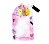 NHPY Photocard Holder BP,Adorable dibujo animado Colgante BP,Tarjetero Colgante,Kids Diseño de Dibujos Animados Tarjetero,Periferia Hallyu,Regalos para Fans