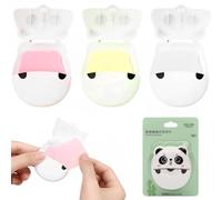 NHQZ 3 Piezas Jabón Soluble Hoja Jabón Papel Portátil Agua Soluble Perfumado Espuma Jabón Papel Tamaño de Bolsillo para Actividades al Aire Libre