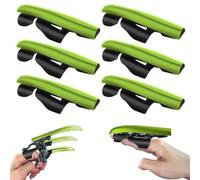 NHQZ 6 piezas Fidget Toy Retráctil Lobo Garra Juguete Mecánico, Plástico Dedo Nudillo, garras, disfraz de Halloween, material ABS, dedos articulados（Verde fluorescente）