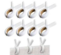NHQZ 8 PCS Pinzas Toalla Playa,Grande Pinzas Ropa,Pinzas Toalla Playa,Pinzas Ropa Que no Dejan Marca,Pinzas para Ropa con Fuerte Agarre para Tumbonas,Tumbonas,Sillas de Piscina,para Playa,Piscina