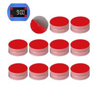 NHQZ Juego de 100 almohadillas adhesivas de doble cara compatibles con el disco de aparcamiento electrónico Needit Park Lite, almohadillas adhesivas 3M resistentes al calor(10 * 10Mm)