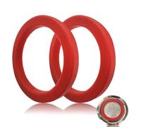 NHQZ Juego De 2 Juntas Tóricas Mejoradas Para Portafiltros De Máquina De E61 Café Espresso - Silicona Junta Cafetera - Ø 73 X 57 X 8 Mm (Rojo, B)