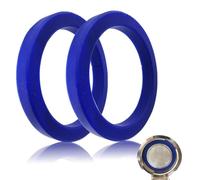 NHQZ Juego De 2 Juntas Tóricas Mejoradas Para Portafiltros De Máquina De E61 Café Espresso - Silicona - Junta Cafetera - Ø 73 X 57 X 8,5 Mm (Azul, A)
