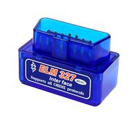 NHQZ Mini ELM327 Bluetooth V1.5 Escáner de Diagnóstico Automotriz,Lector OBD2 Multimarca,Herramienta de Diagnóstico Automotriz OBD2,Compatible con iOS y Android,Soporta Protocolos OBD II