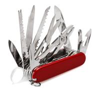 NHQZ Navaja Multiusos de Bolsillo 9 x 2,3 x 3,1 cm - Multifunción Mini Llavero con 17 Funciones (Roja)