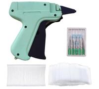 NHQZ Pistola para etiquetar ropa,Pistola de hilo para etiquetas de precios y precios,con 5 agujas de repuesto y 1000 sujetadores