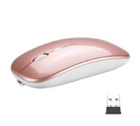 NHQZ Ratón Inalámbrico Bluetooth Compatible con Portátil/Macbook/iPad/iPhone (iOS 13.1.2 y superior) 3DPI Mini Ratón Recargable Ajustable Bluetooth4.0(c)