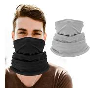 NHTJTHE 2pcs Braga Polar Unisex - Cuello Polar Hombre y Mujer - Braga Termica Moto Ski Snowboard - Bufanda Tubular Hombre/Mujer