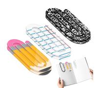 Nhujevkom Clips Grandes - 6 Piezas Clips Anti-Deslizantes - Porta Sobres Materiales Para Manualidades Para Profesores Estudiantes Hogar Oficina Recetas Organización de Documentos en el Aula