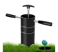 Nhujevkom Copa De Hoyo De Golf,Cortador De Copa De Golf Con Mango Desmontable - Equipo De Práctica Portátil Estándar | Para Bolas De Patio, Jardín Y
