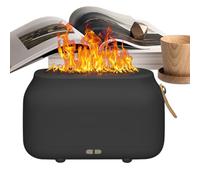 Nhujevkom Difusor de Aromaterapia - Humidificador Ultrasónico con Efecto de Llama y Vapor Frío - Humidificador Ambientador | para Oficina Estudiantes Universitarios Residencia Apartamento Hotel
