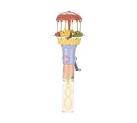 Nhujevkom Juguete de Varita de Burbujas,Varita de Burbujas de Mano,Diseño de carrusel Juguetes de Verano para Patio Trasero al Aire Libre | Juguetes y diversiones novedosos, a Prueba de Fugas, Varita