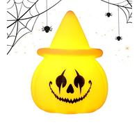 Nhujevkom Luz Nocturna De Calabaza | Lámpara Noche Cabecera | Tenebrosa Para Decorar Porche Casa Encantada Dormitorio Festival Otoño